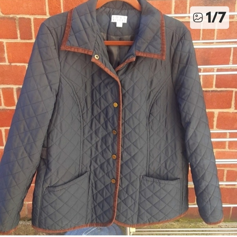 Women's Black Quilted Jacket